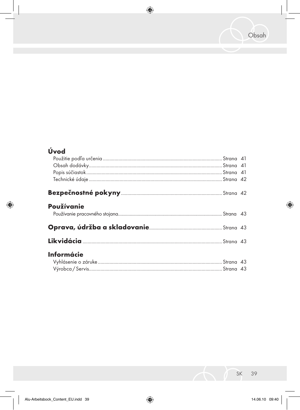 Brennenstuhl Aluminium Trestles AMB 200 User Manual | Page 39 / 44