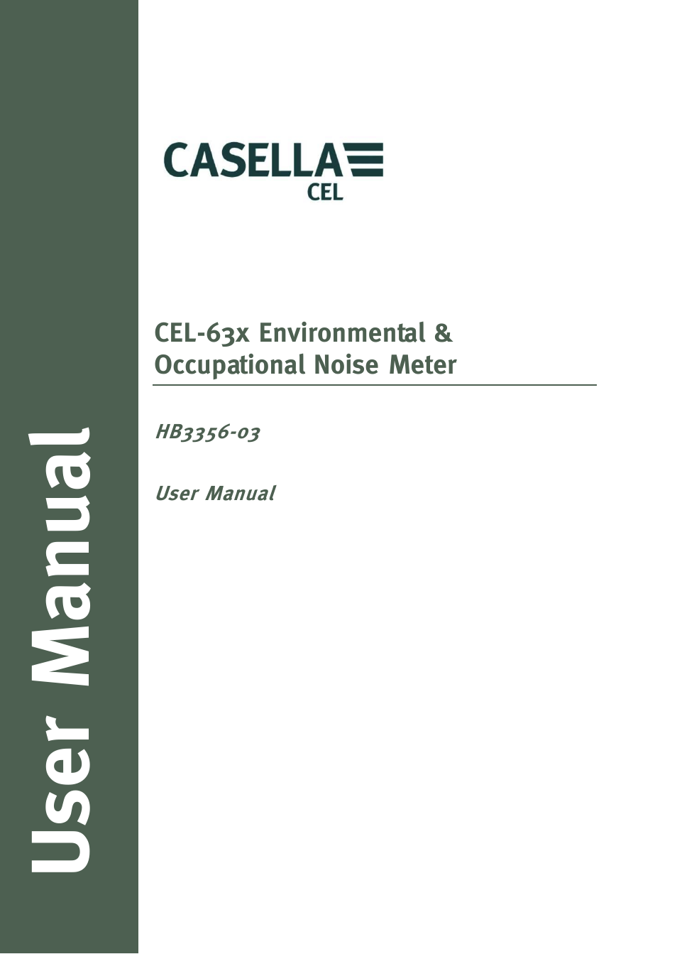 Casella CEL CEL-63X User Manual | 87 pages