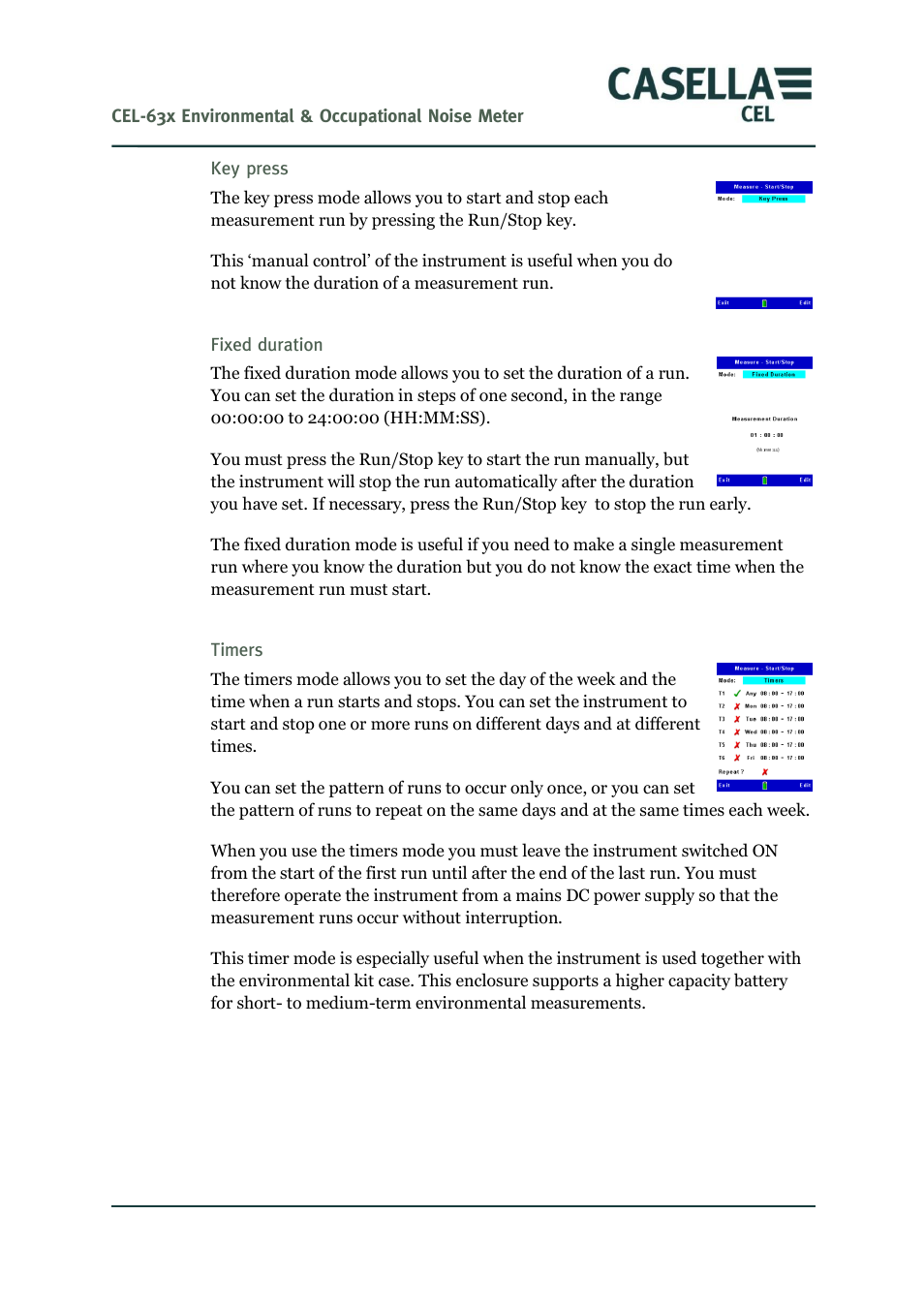 Casella CEL CEL-63X User Manual | Page 19 / 87