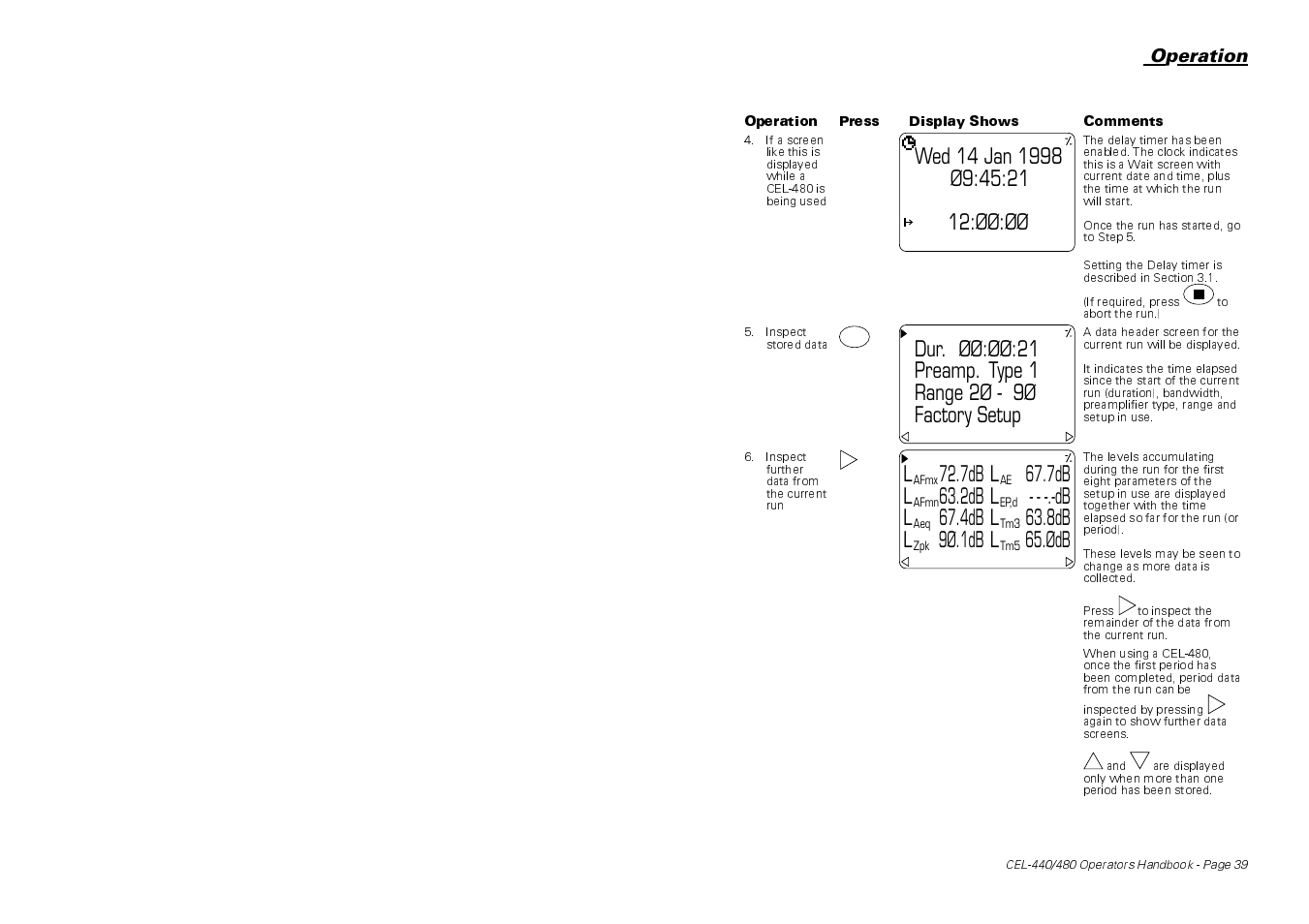 Øø:øø:21 type 1 | Casella CEL CEL-440 User Manual | Page 39 / 70