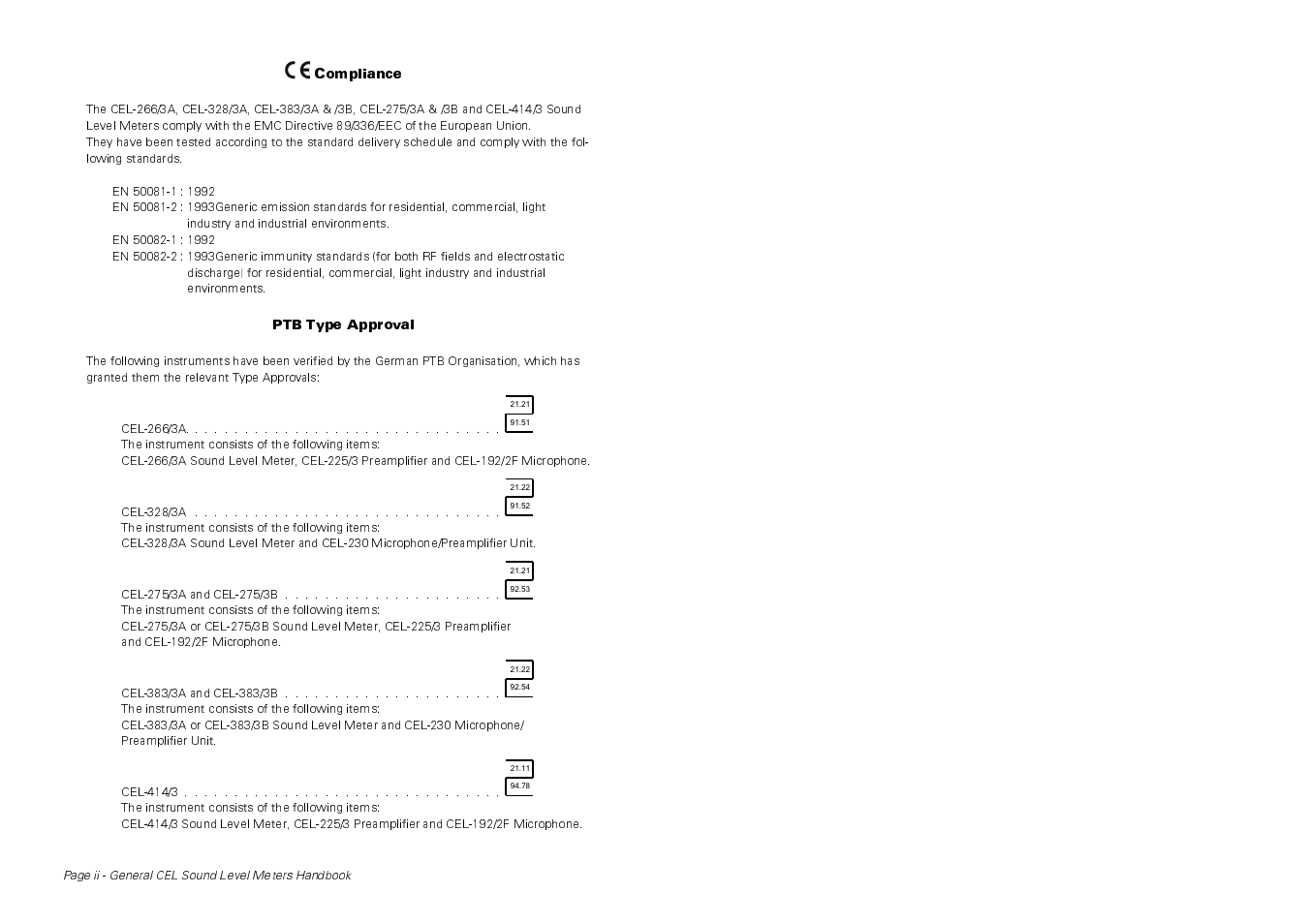 Casella CEL CEL-414 User Manual | Page 2 / 56