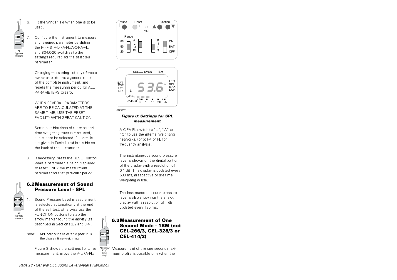 2measurement of sound pressure level - spl | Casella CEL CEL-414 User Manual | Page 26 / 56