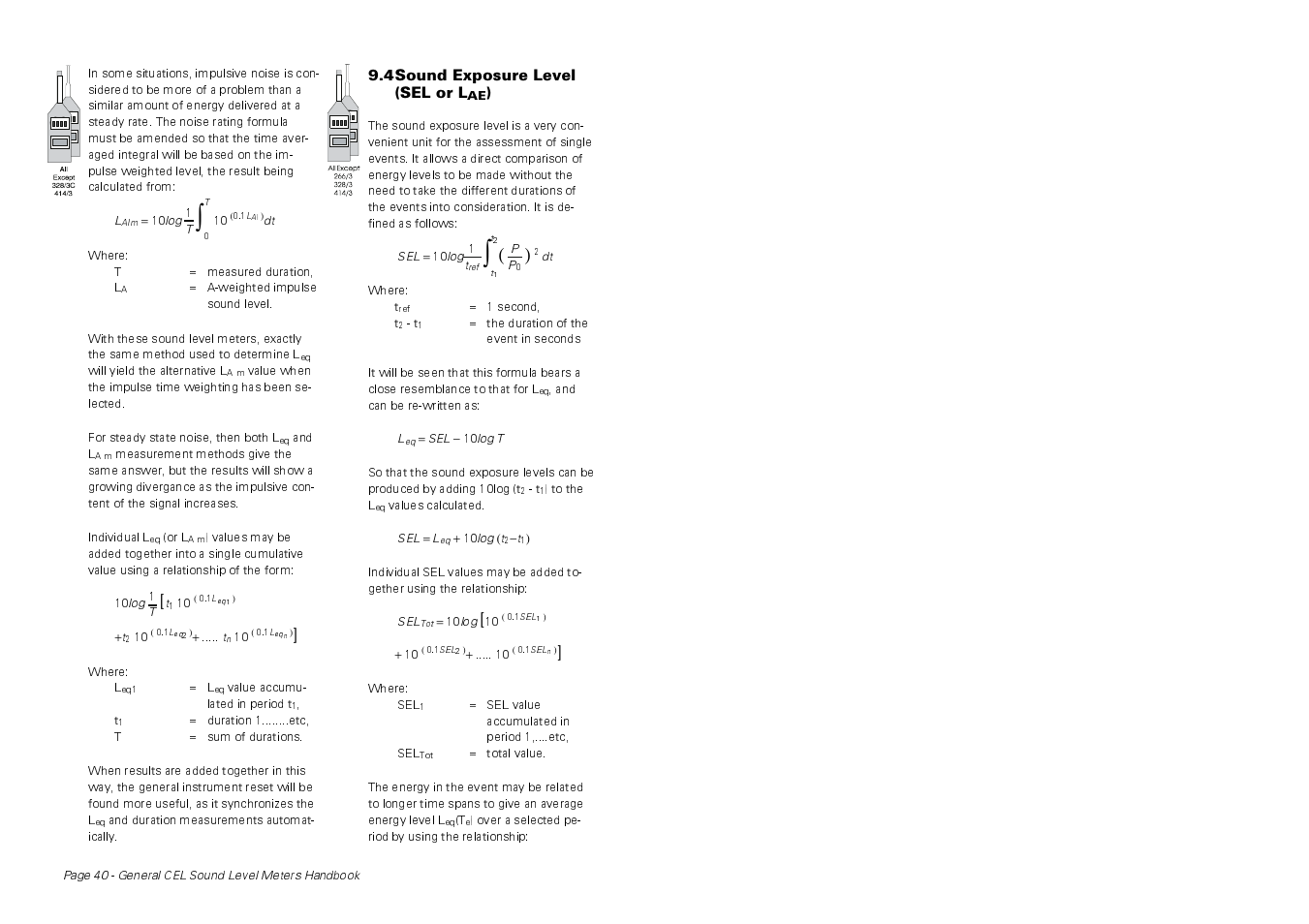 Casella CEL CEL-414 User Manual | Page 44 / 56