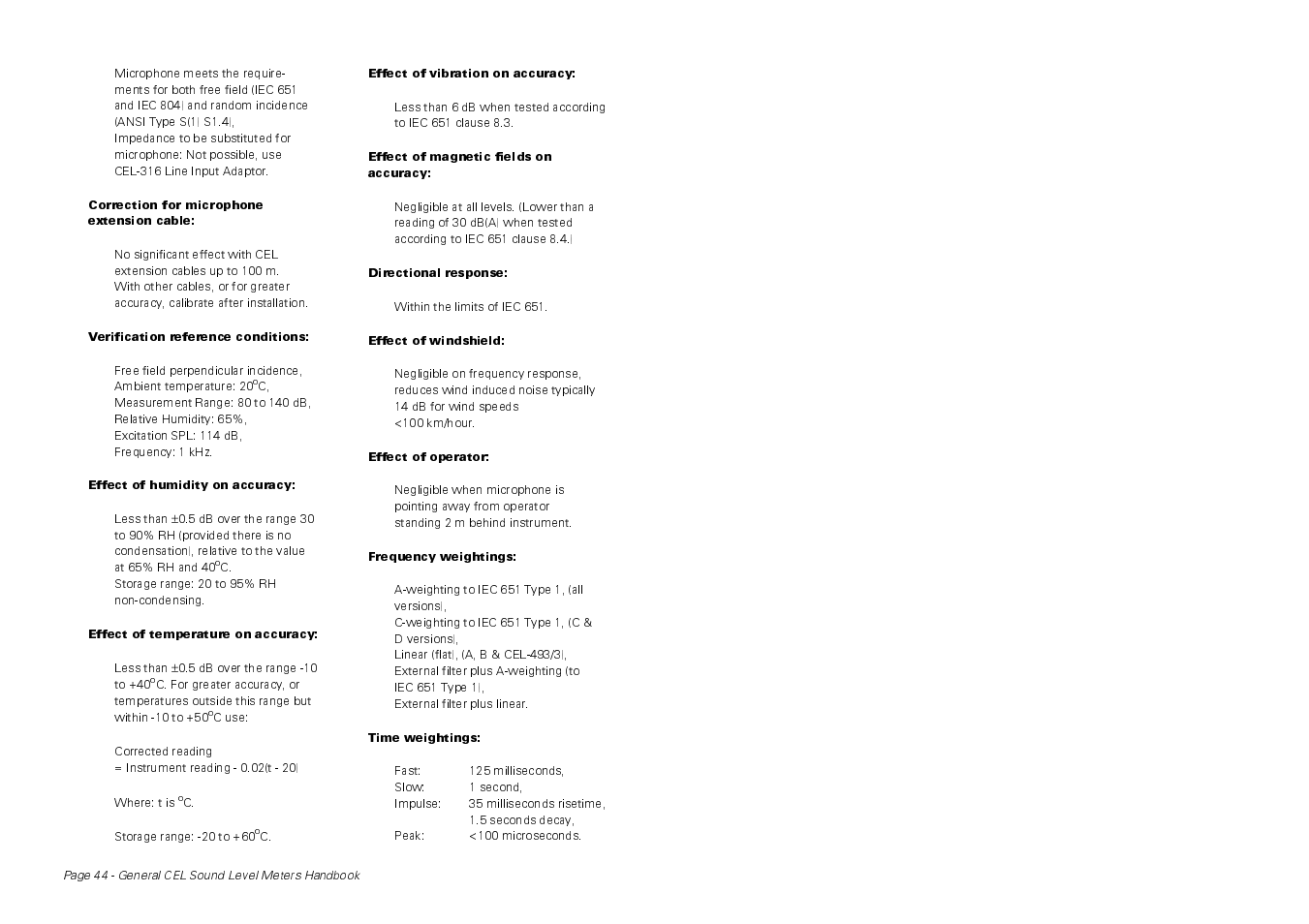 Casella CEL CEL-414 User Manual | Page 48 / 56