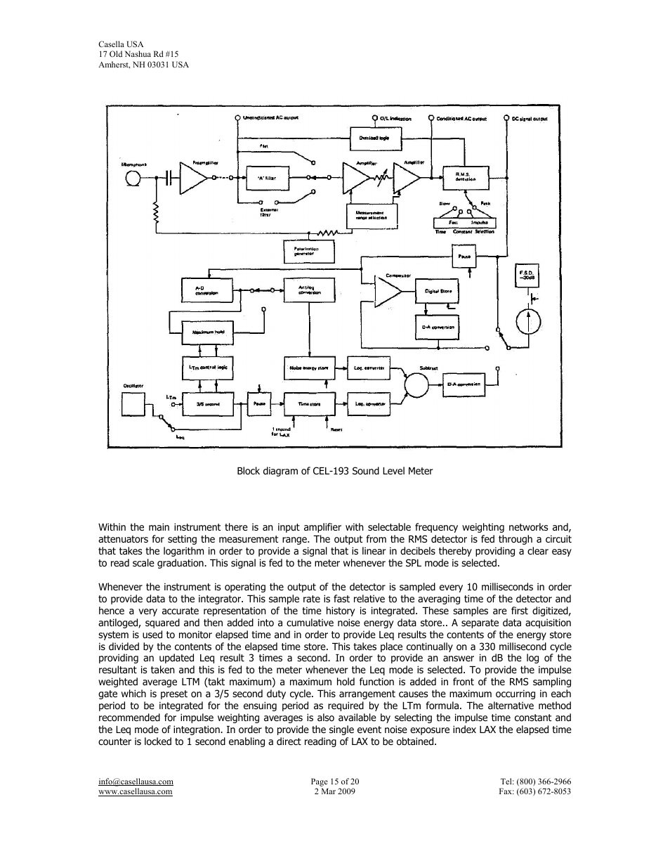 Casella CEL CEL-193 User Manual | Page 15 / 20