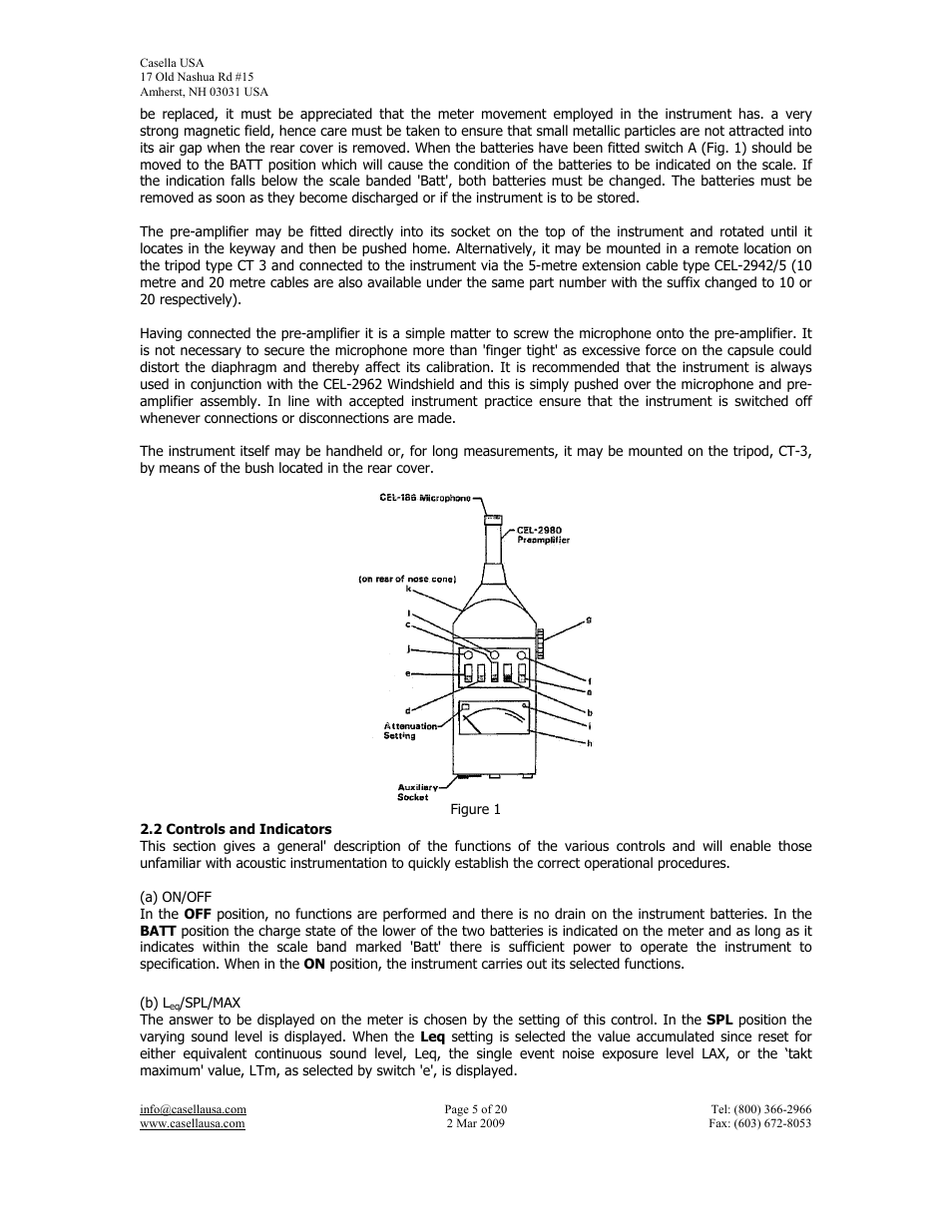 Casella CEL CEL-193 User Manual | Page 5 / 20