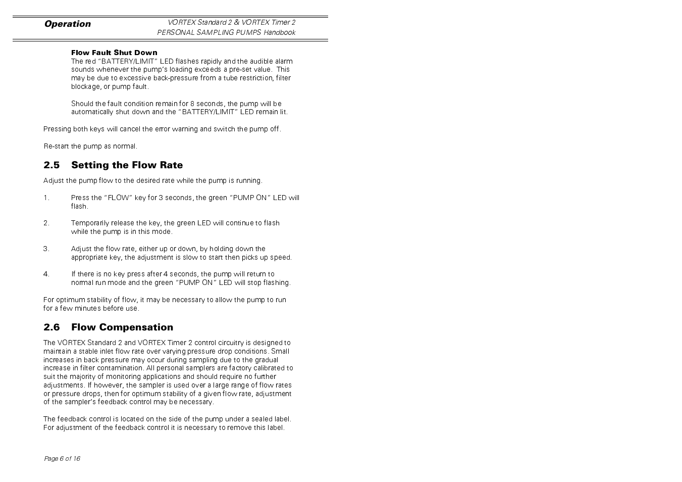 Casella CEL Vortex personal sampling pumps User Manual | Page 6 / 14