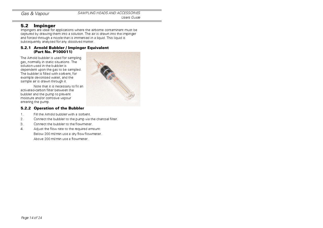 Casella CEL Sampling heads for personal dust sampling User Manual | Page 14 / 24