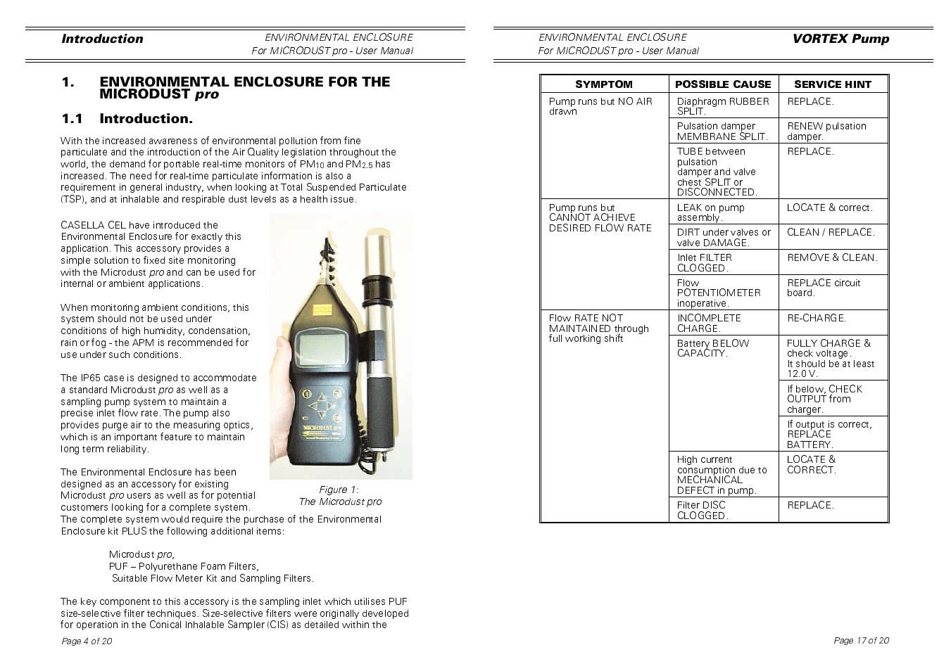 Casella CEL Environmental enclosure for Microdust User Manual | Page 4 / 10