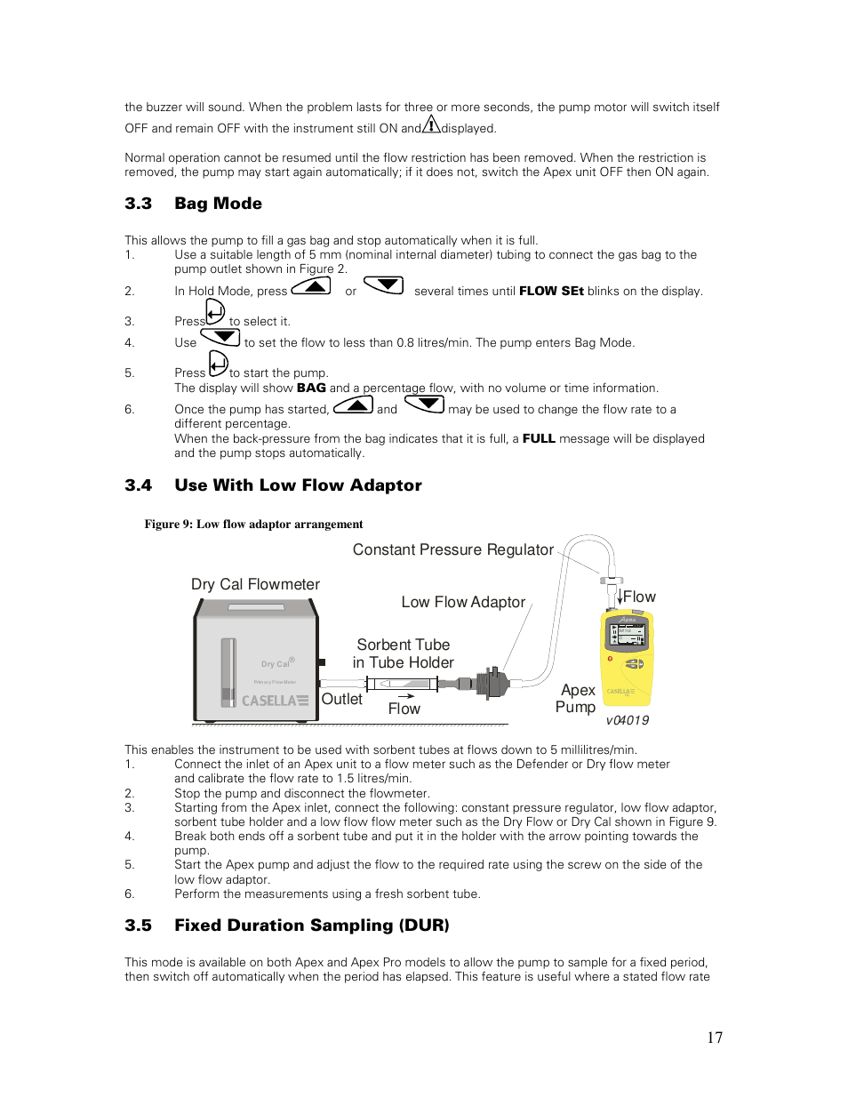Casella CEL Apex personal sampling pumps User Manual | Page 17 / 40