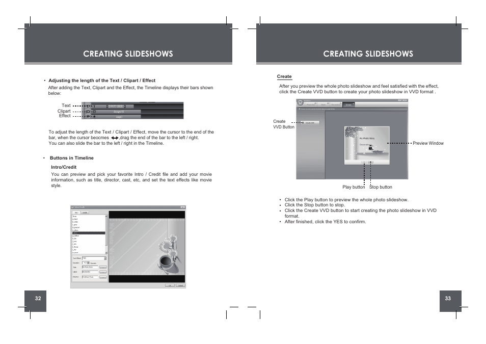 Creating slideshows | COBY electronic DP854 AC User Manual | Page 17 / 25