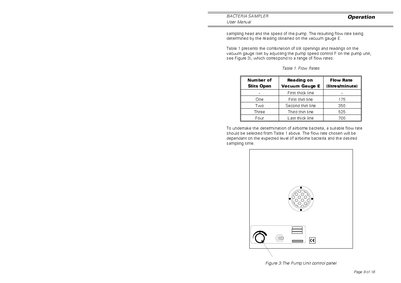 Casella CEL Airborne bacteria sampler User Manual | Page 9 / 16