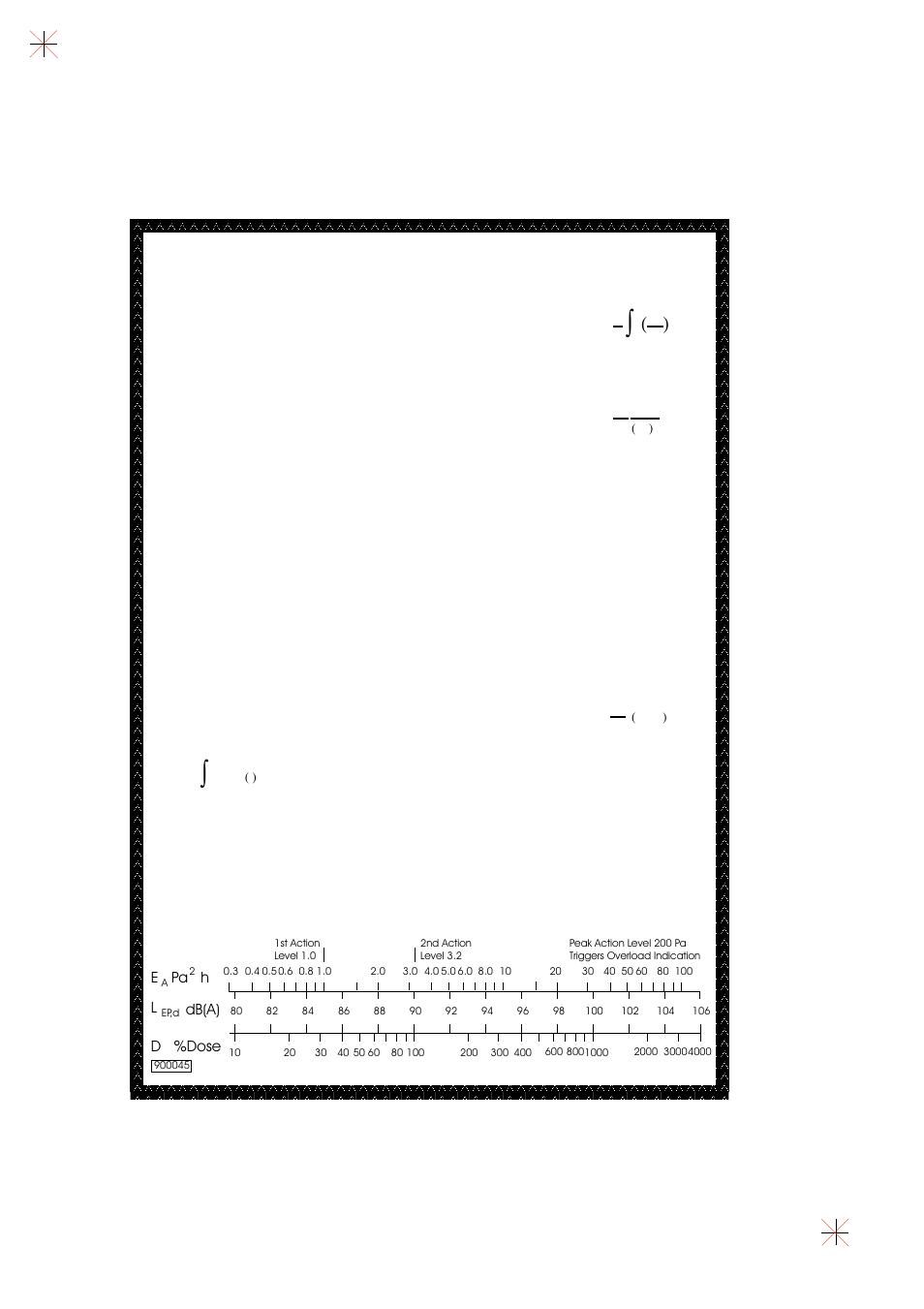 Sound exposure and noise dose, Pa h, Db(a) e d %dose | Register marks | Casella CEL CEL-272 User Manual | Page 5 / 8