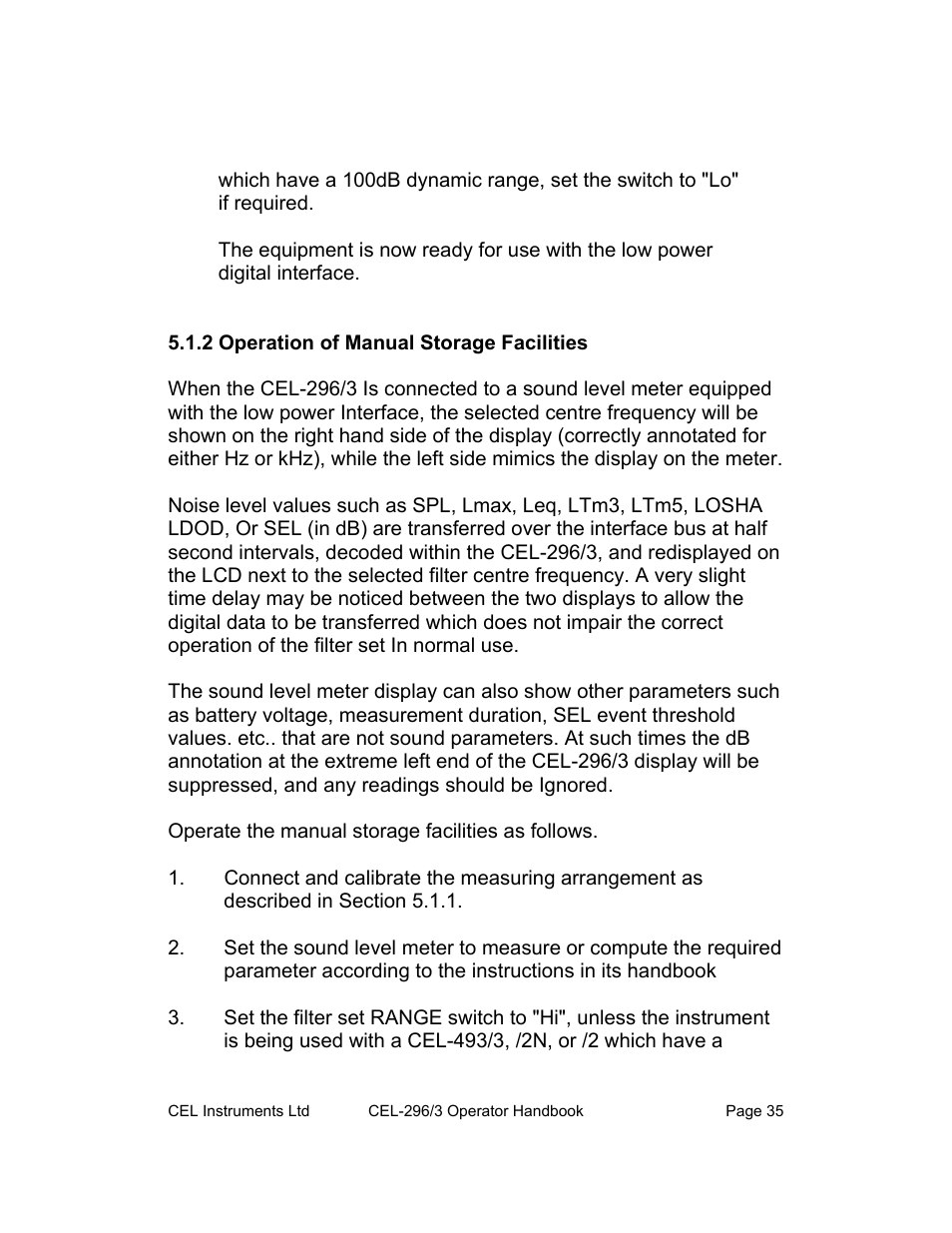 Casella CEL CEL-296 User Manual | Page 35 / 68