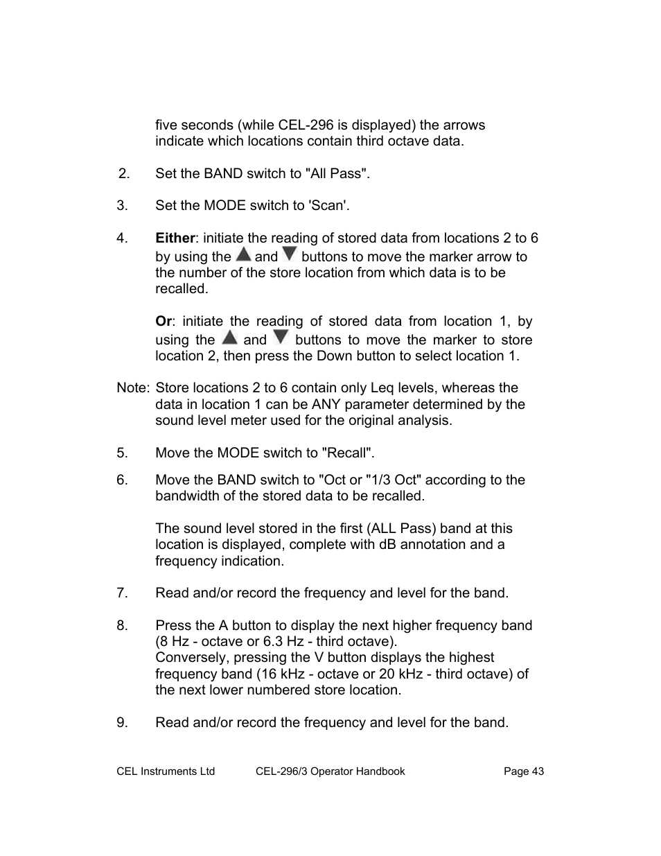 Casella CEL CEL-296 User Manual | Page 43 / 68