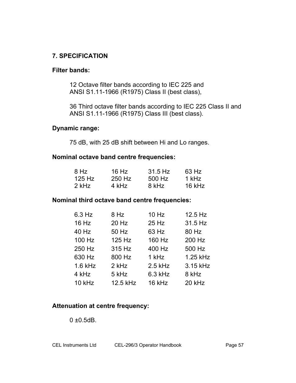 Casella CEL CEL-296 User Manual | Page 57 / 68