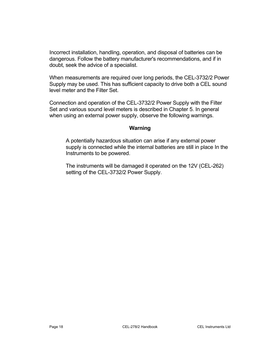 Casella CEL CEL-278 User Manual | Page 18 / 34