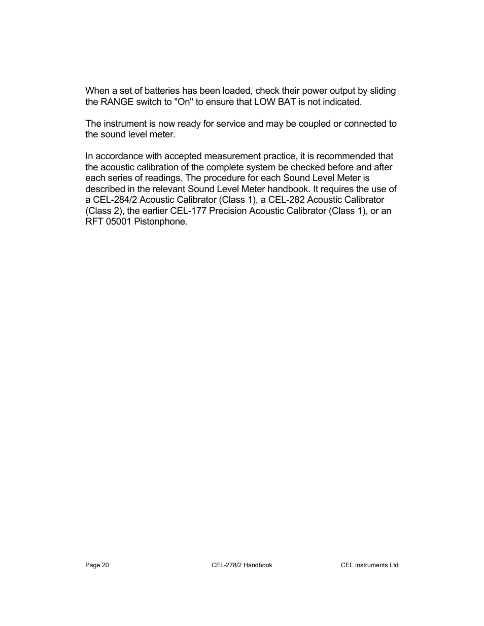 Casella CEL CEL-278 User Manual | Page 20 / 34