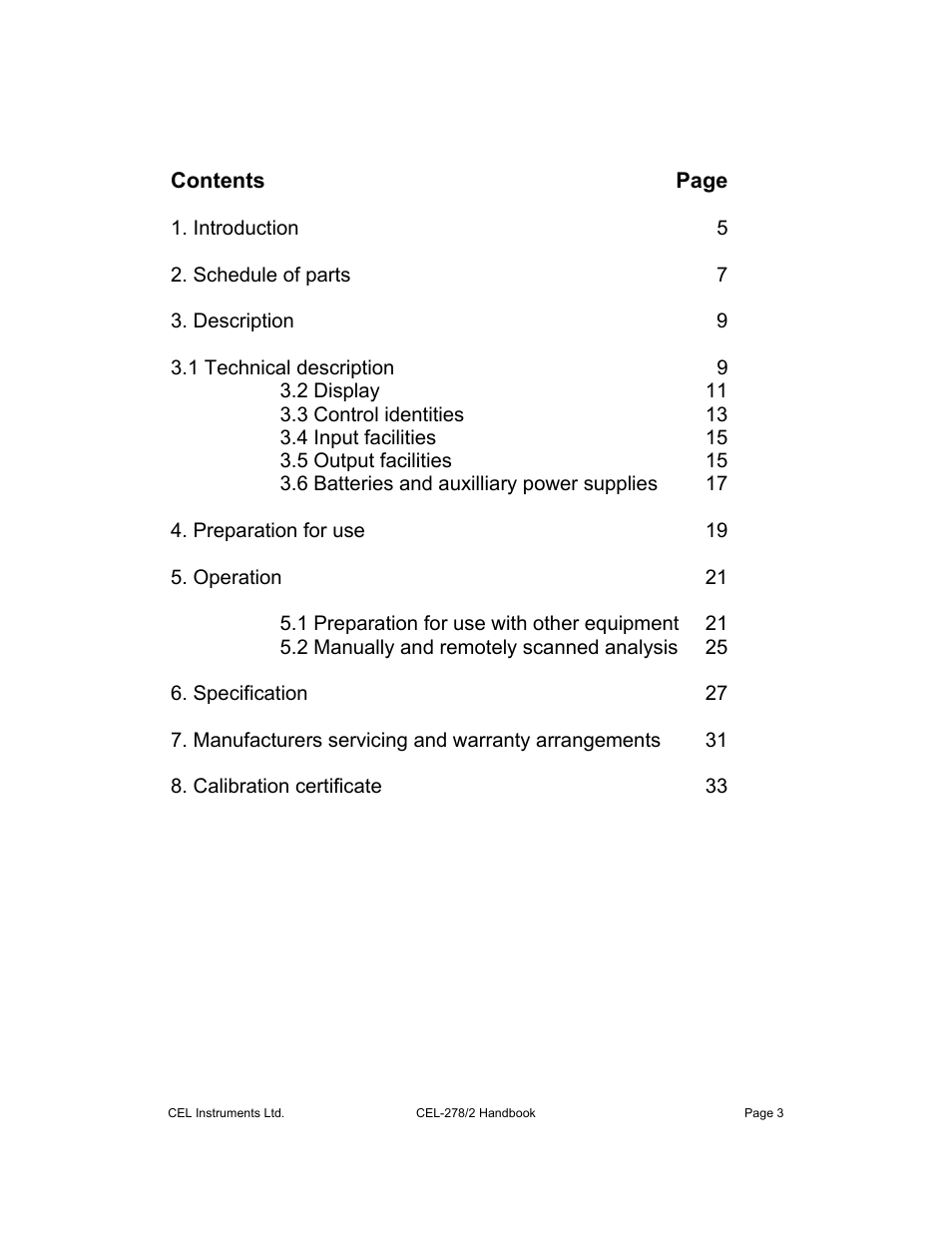 Casella CEL CEL-278 User Manual | Page 3 / 34