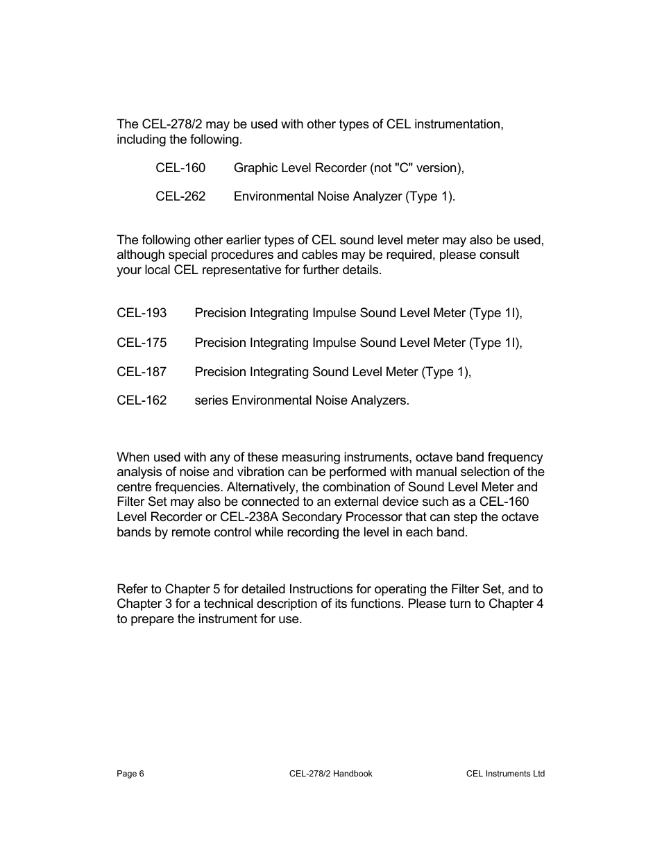 Casella CEL CEL-278 User Manual | Page 6 / 34
