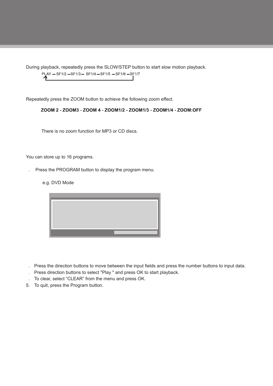 Playback function | COBY electronic TFDVD1973 User Manual | Page 24 / 29