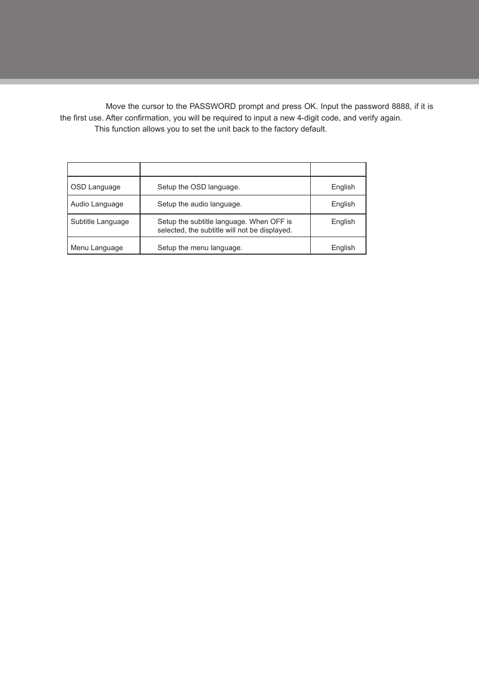Dvd setup | COBY electronic TFDVD1973 User Manual | Page 26 / 29
