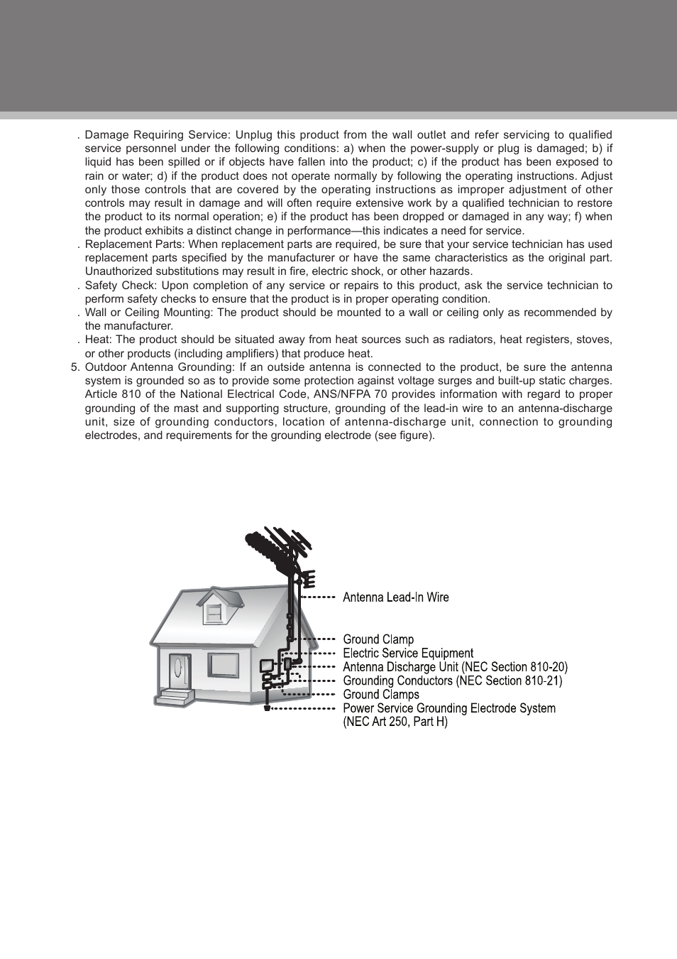 Important safety instructions | COBY electronic TFDVD1973 User Manual | Page 5 / 29