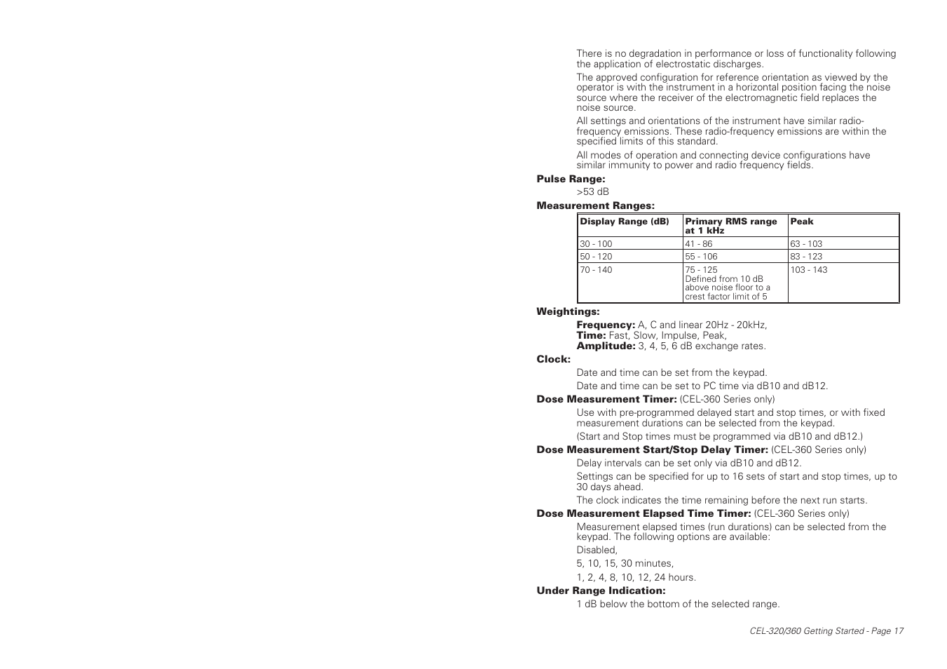 Casella CEL CEL-360S User Manual | Page 17 / 24