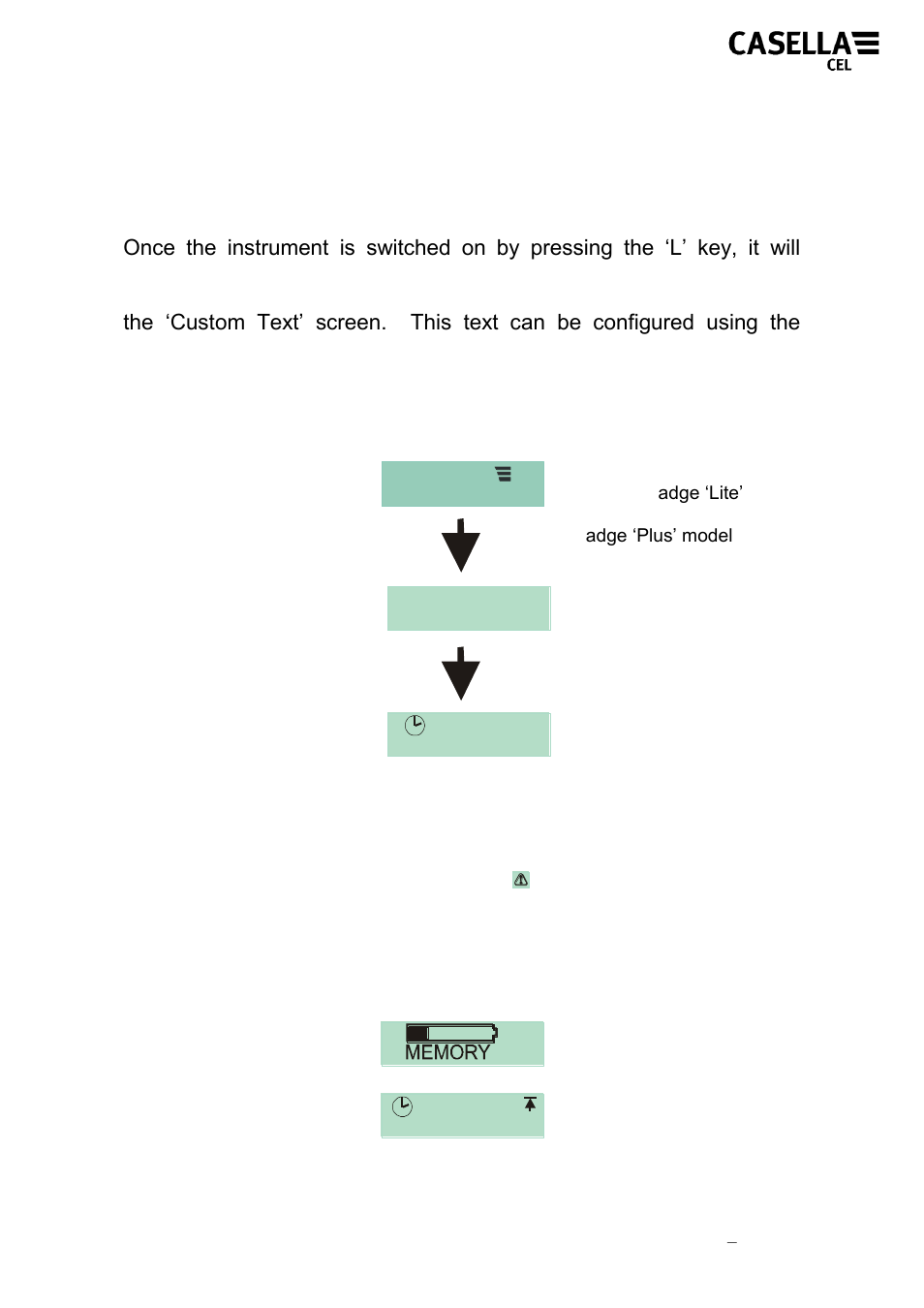 5 general operation, 1 switching on the db adge, Figure 8 | Figure 9 | Casella CEL CEL-35X dBadge User Manual | Page 13 / 48