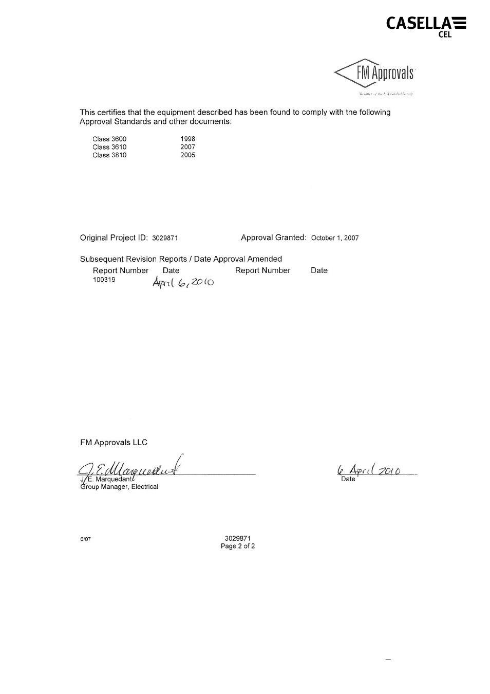 Casella CEL CEL-35X dBadge User Manual | Page 46 / 48