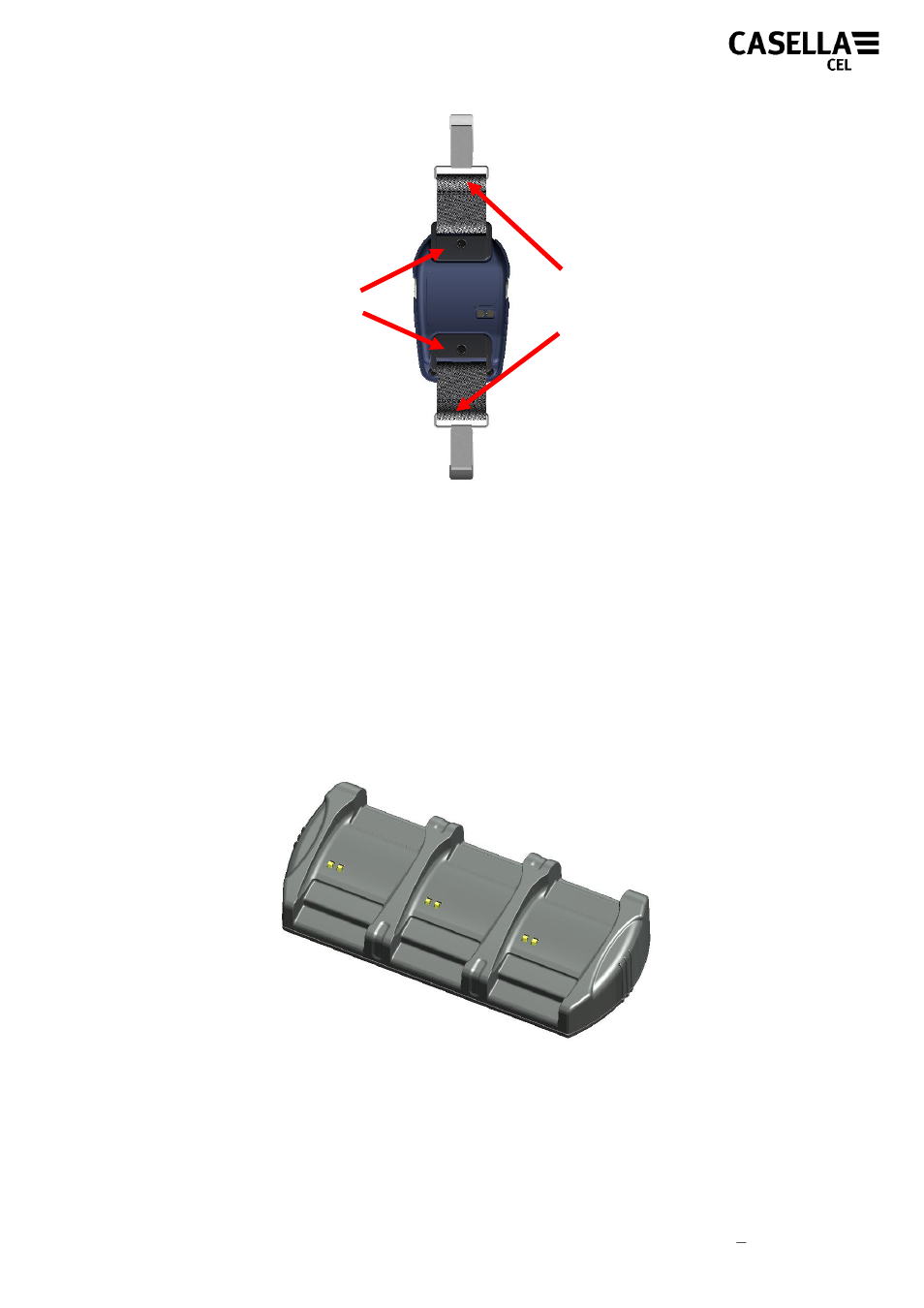 3 the cel-6362 charger, Figure 2, Figure 3 | Casella CEL CEL-35X dBadge User Manual | Page 9 / 48