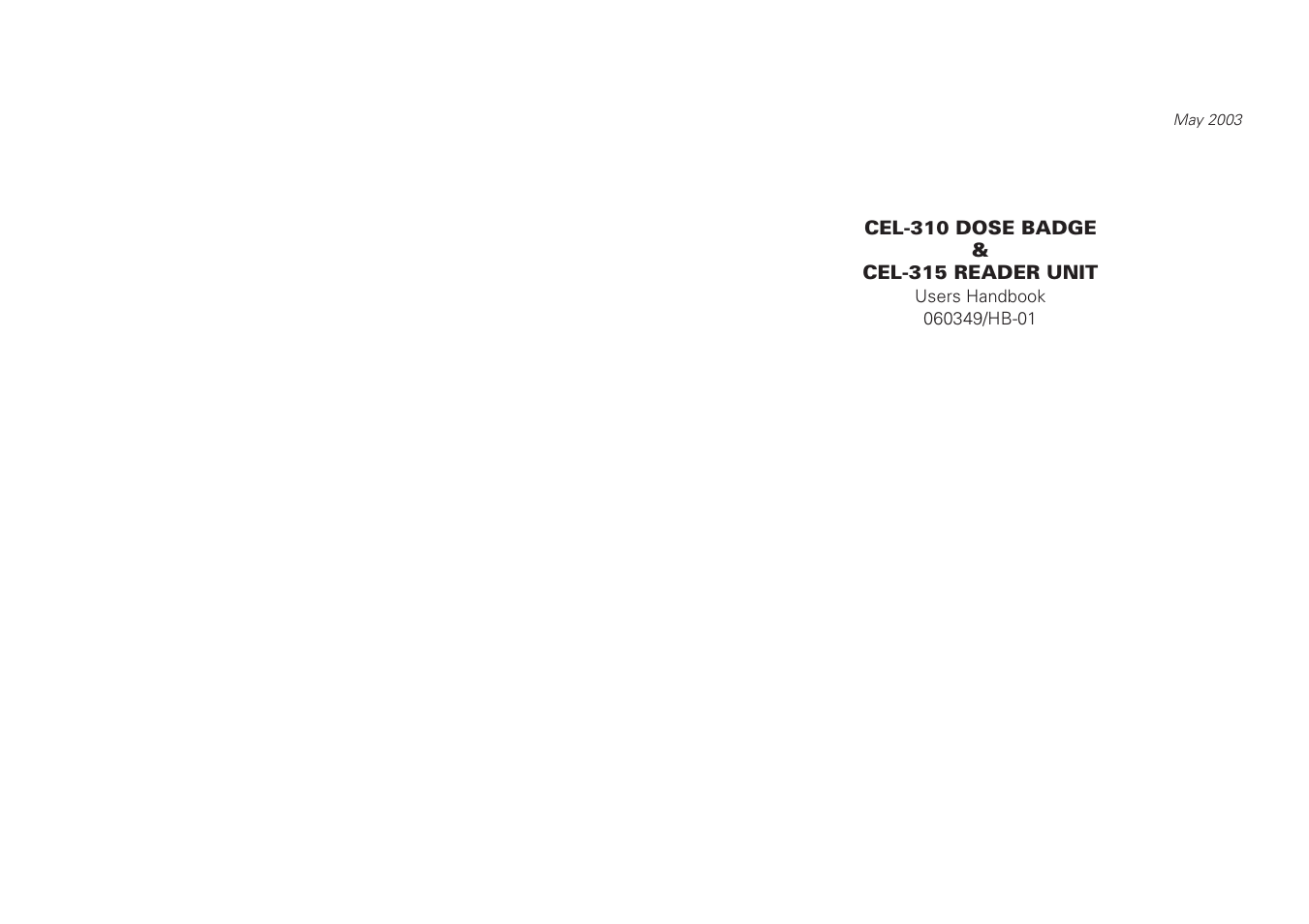 Casella CEL CEL-310 User Manual | 45 pages