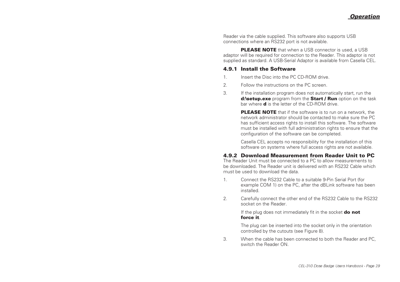 Casella CEL CEL-310 User Manual | Page 29 / 45