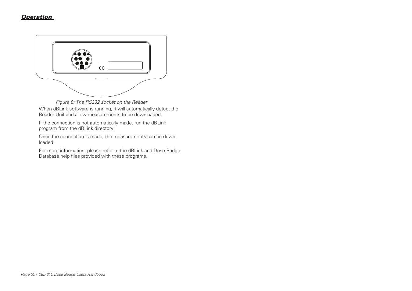 Operation | Casella CEL CEL-310 User Manual | Page 30 / 45