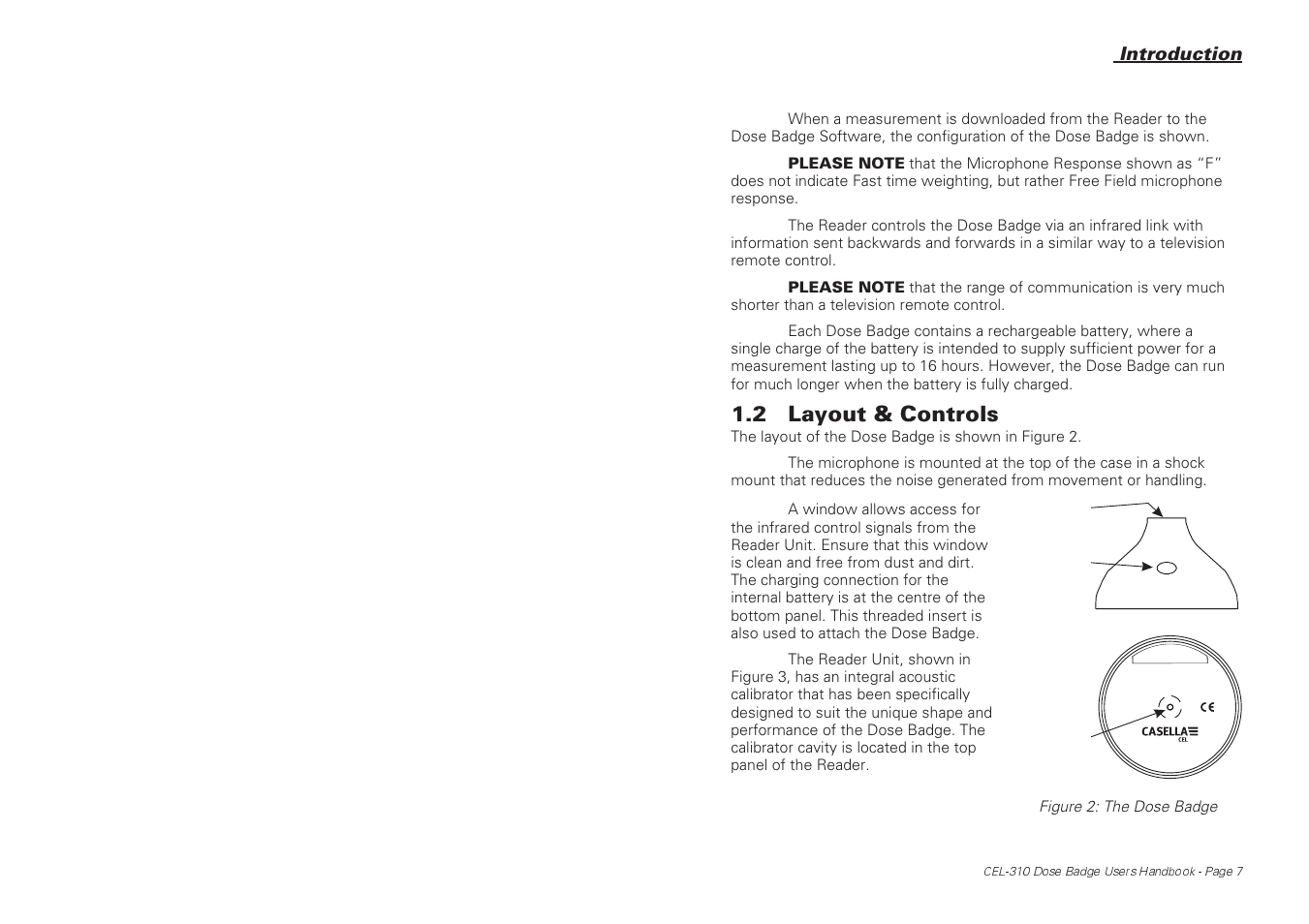 2 layout & controls | Casella CEL CEL-310 User Manual | Page 7 / 45