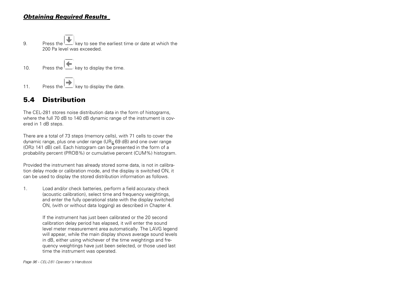4 distribution | Casella CEL CEL-281 User Manual | Page 105 / 147