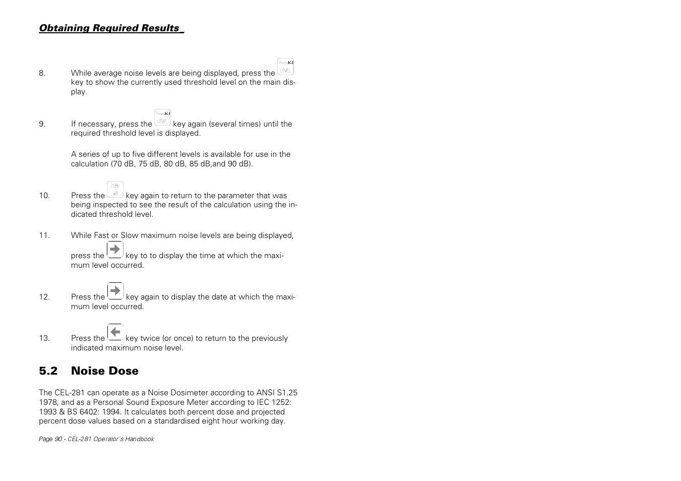 2 noise dose | Casella CEL CEL-281 User Manual | Page 99 / 147