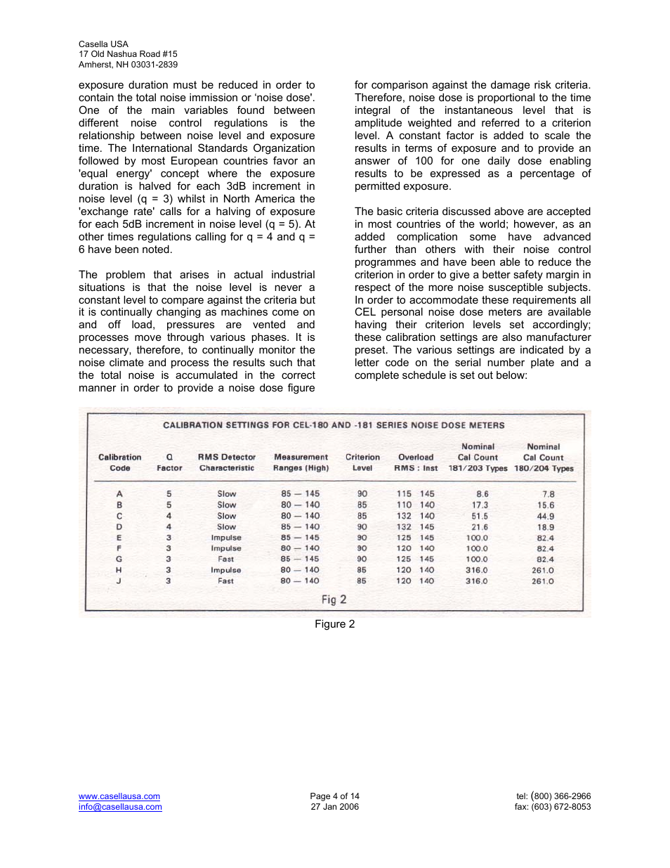 Casella CEL CEL-181 User Manual | Page 4 / 14