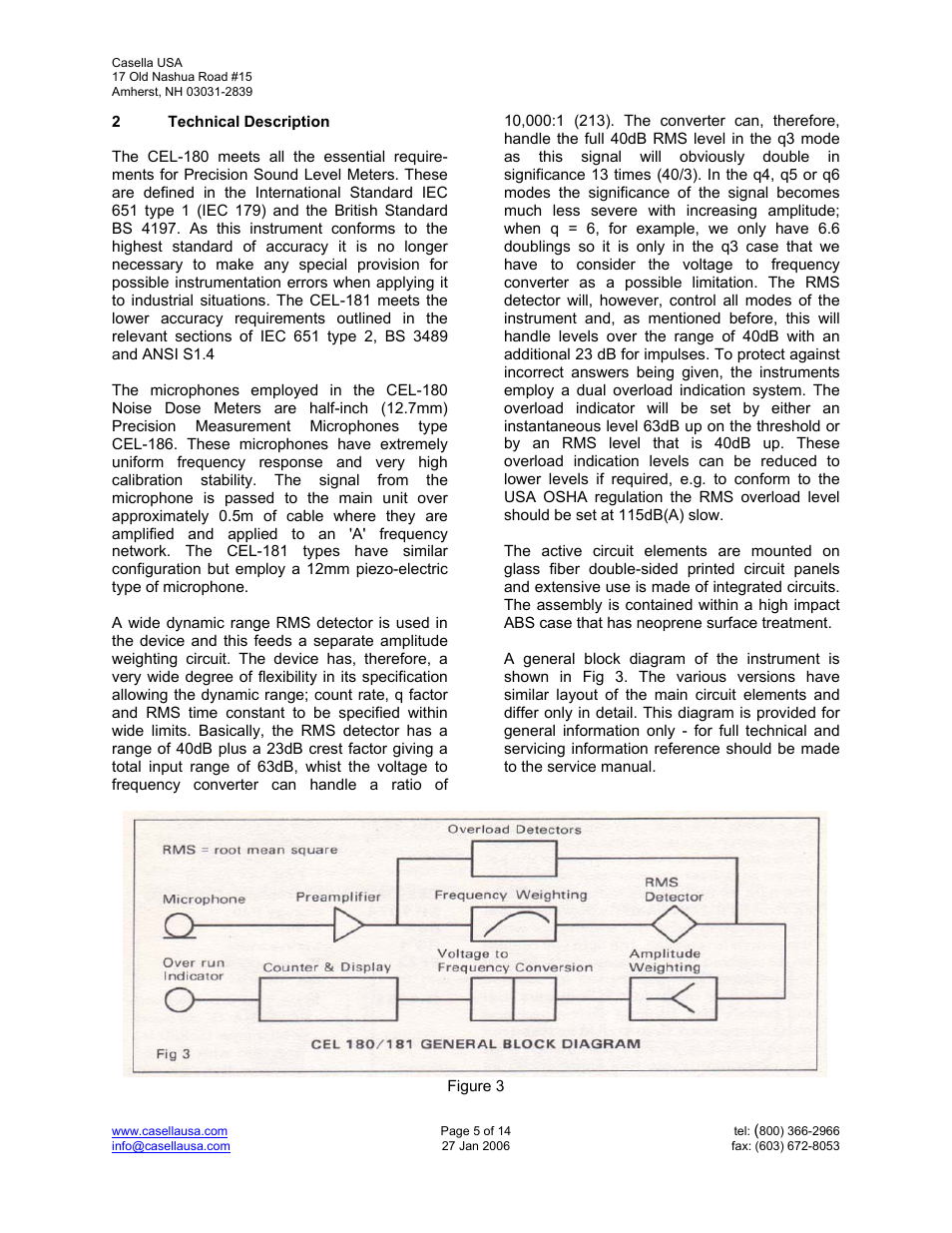 Casella CEL CEL-181 User Manual | Page 5 / 14