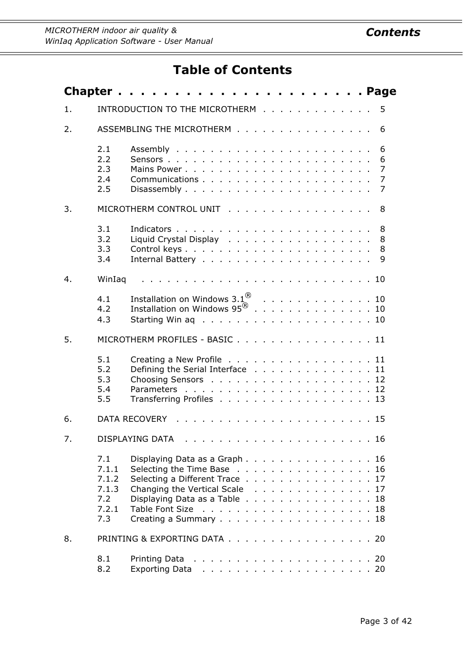 Casella CEL Indoor air quality monitor User Manual | Page 3 / 42