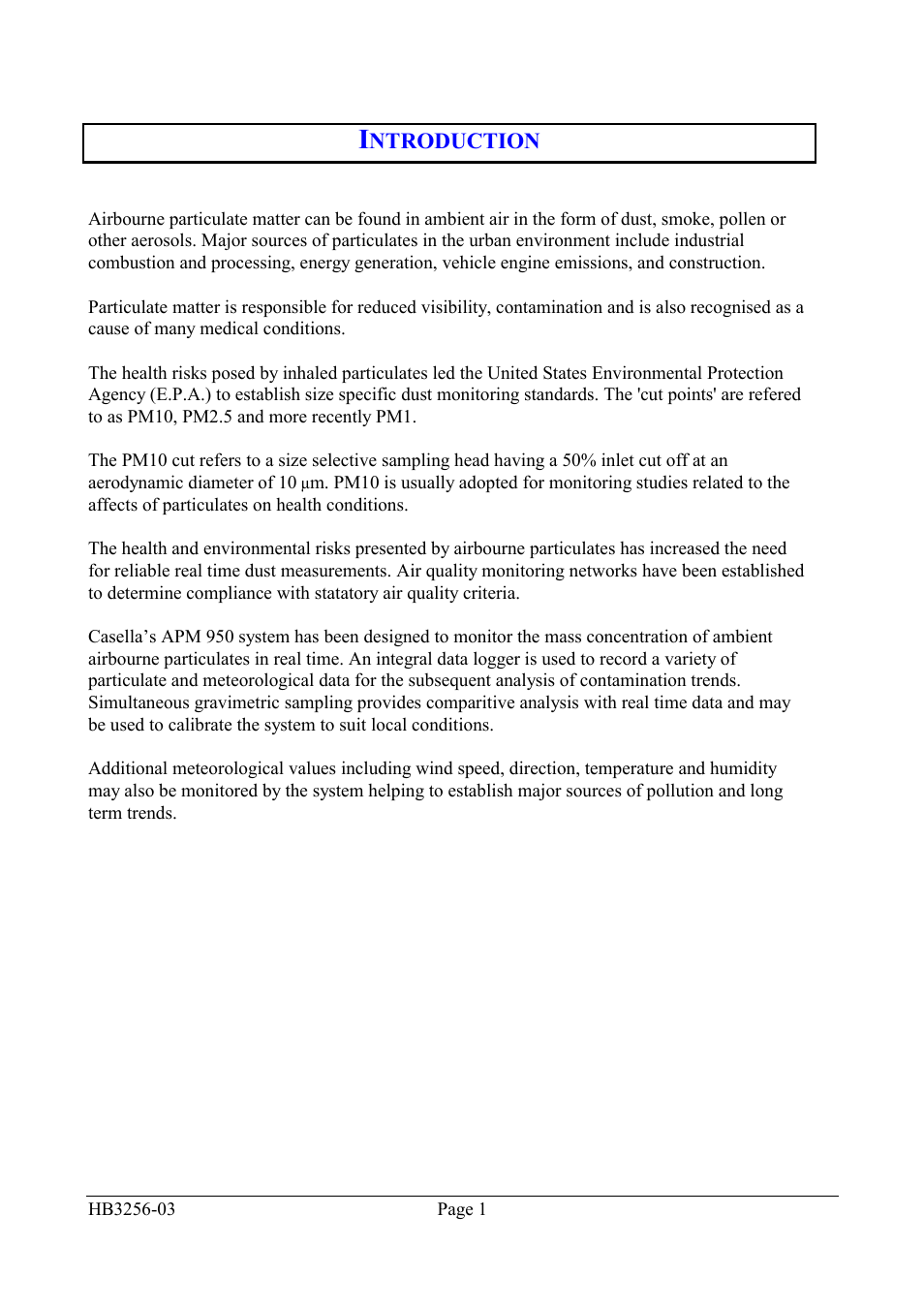 Casella CEL Airborne particulate monitoring system User Manual | Page 3 / 53