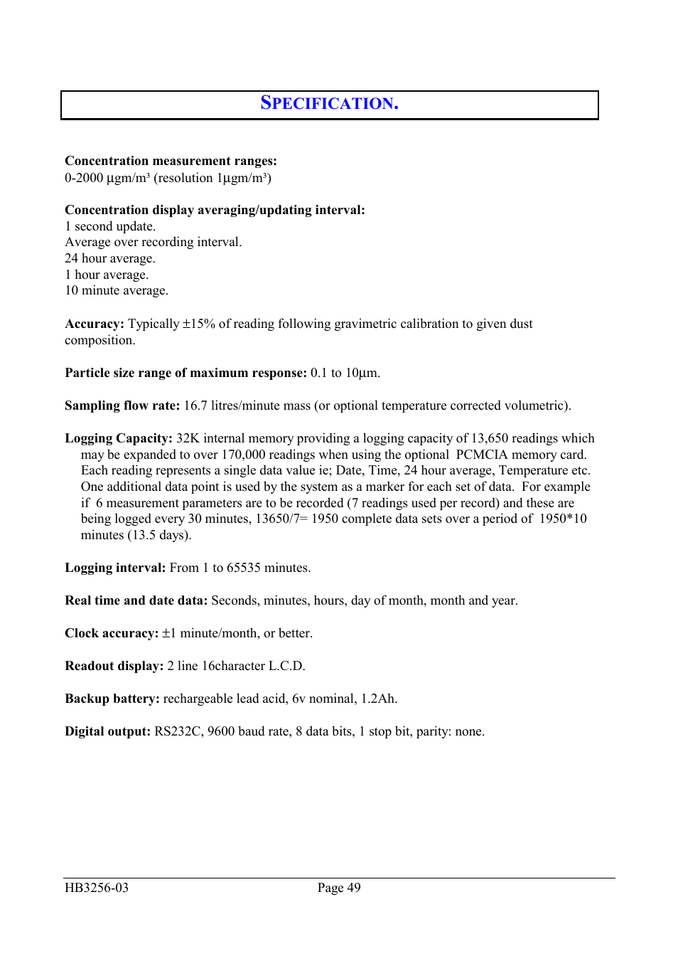 Casella CEL Airborne particulate monitoring system User Manual | Page 51 / 53