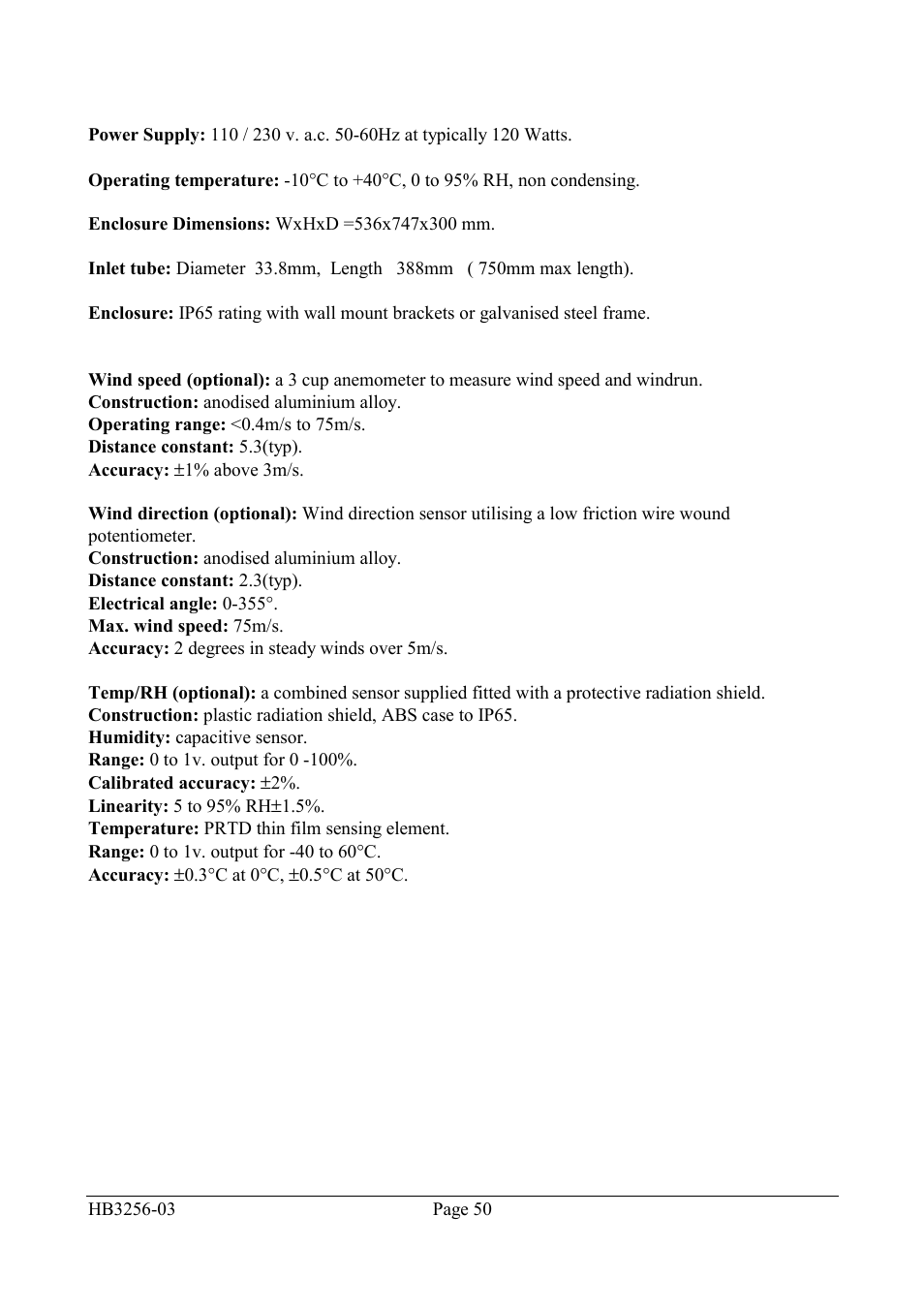 Casella CEL Airborne particulate monitoring system User Manual | Page 52 / 53