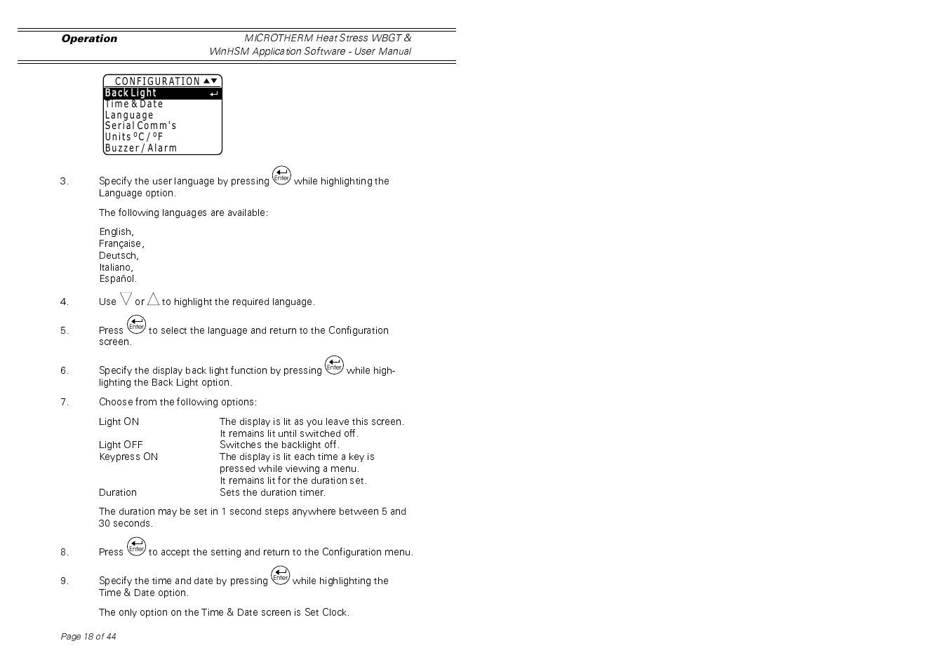 Casella CEL Microtherm WBGT heat stress monitor User Manual | Page 18 / 44