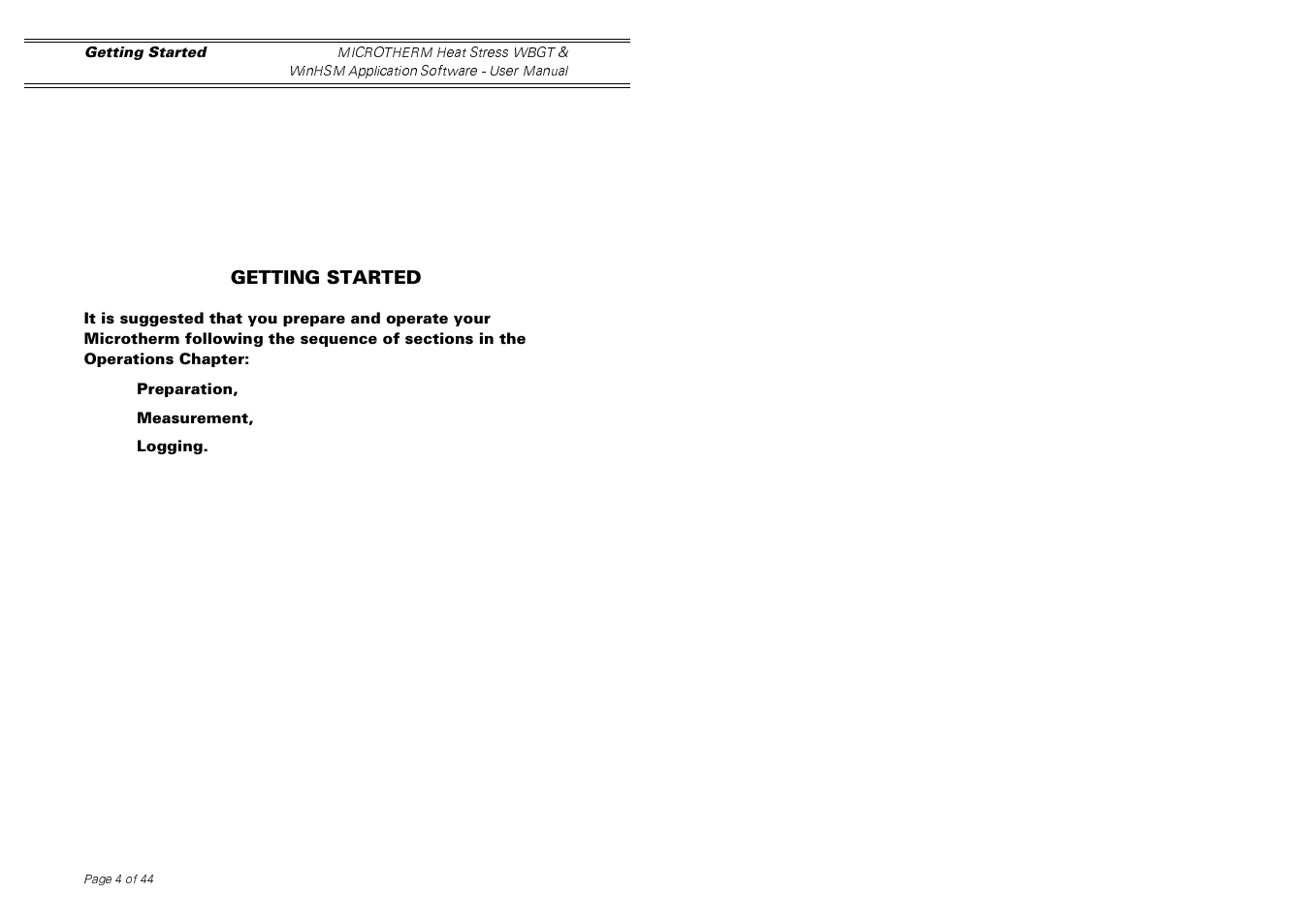 Casella CEL Microtherm WBGT heat stress monitor User Manual | Page 4 / 44