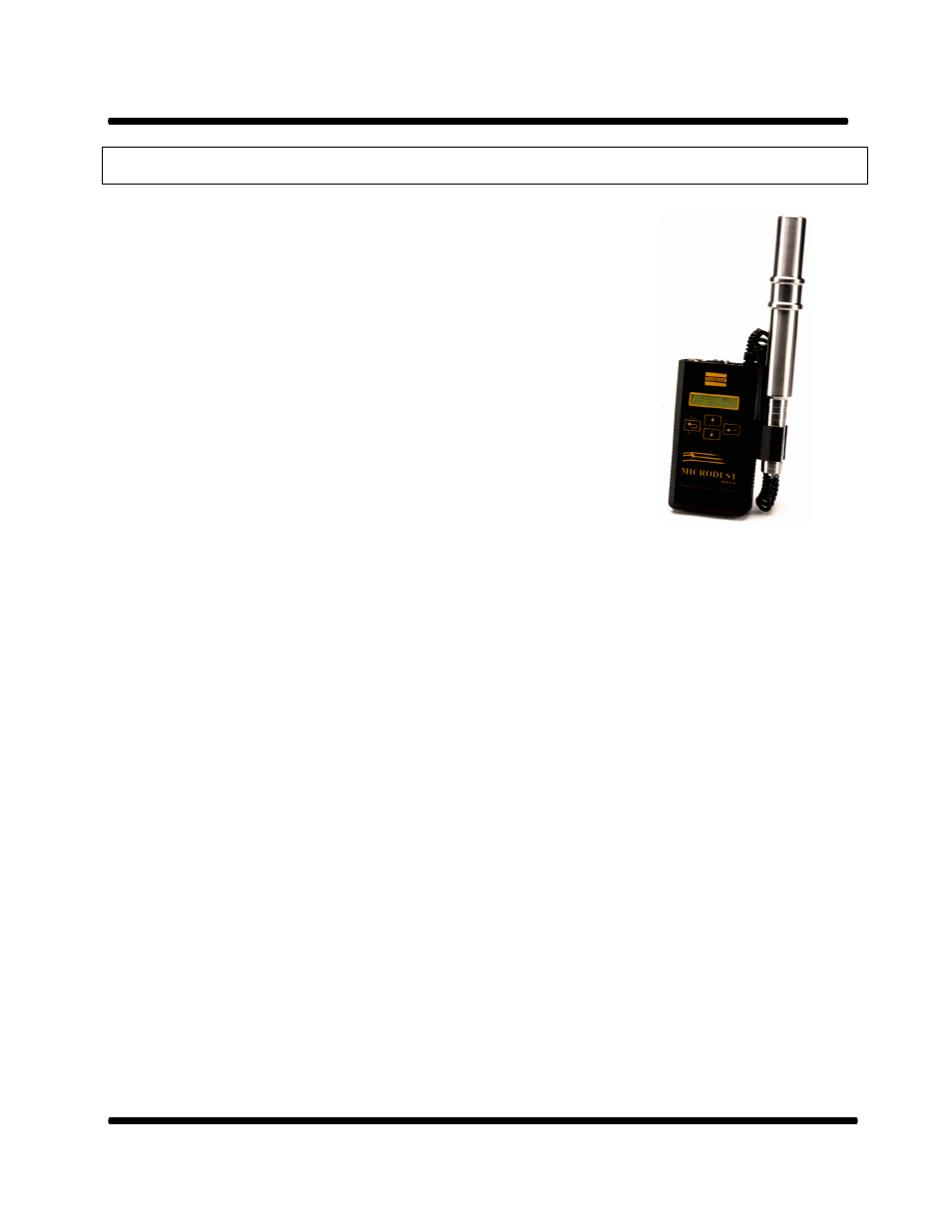 Chapter 1 - introduction to the microdust 880nm, Nstrument, Verview | Casella CEL Microdust 880 IS real time dust monitor User Manual | Page 4 / 51