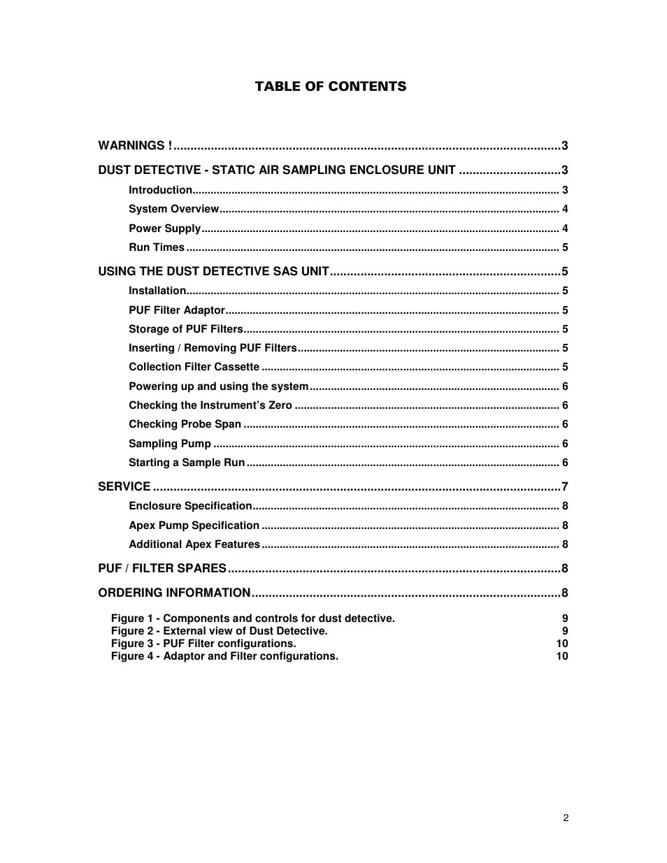 Casella CEL Dust Detective kit case for Microdust Pro User Manual | Page 2 / 10