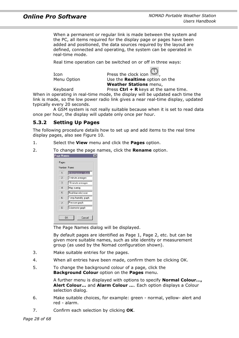 Online pro software | Casella CEL Nomad portable weather station User Manual | Page 28 / 68