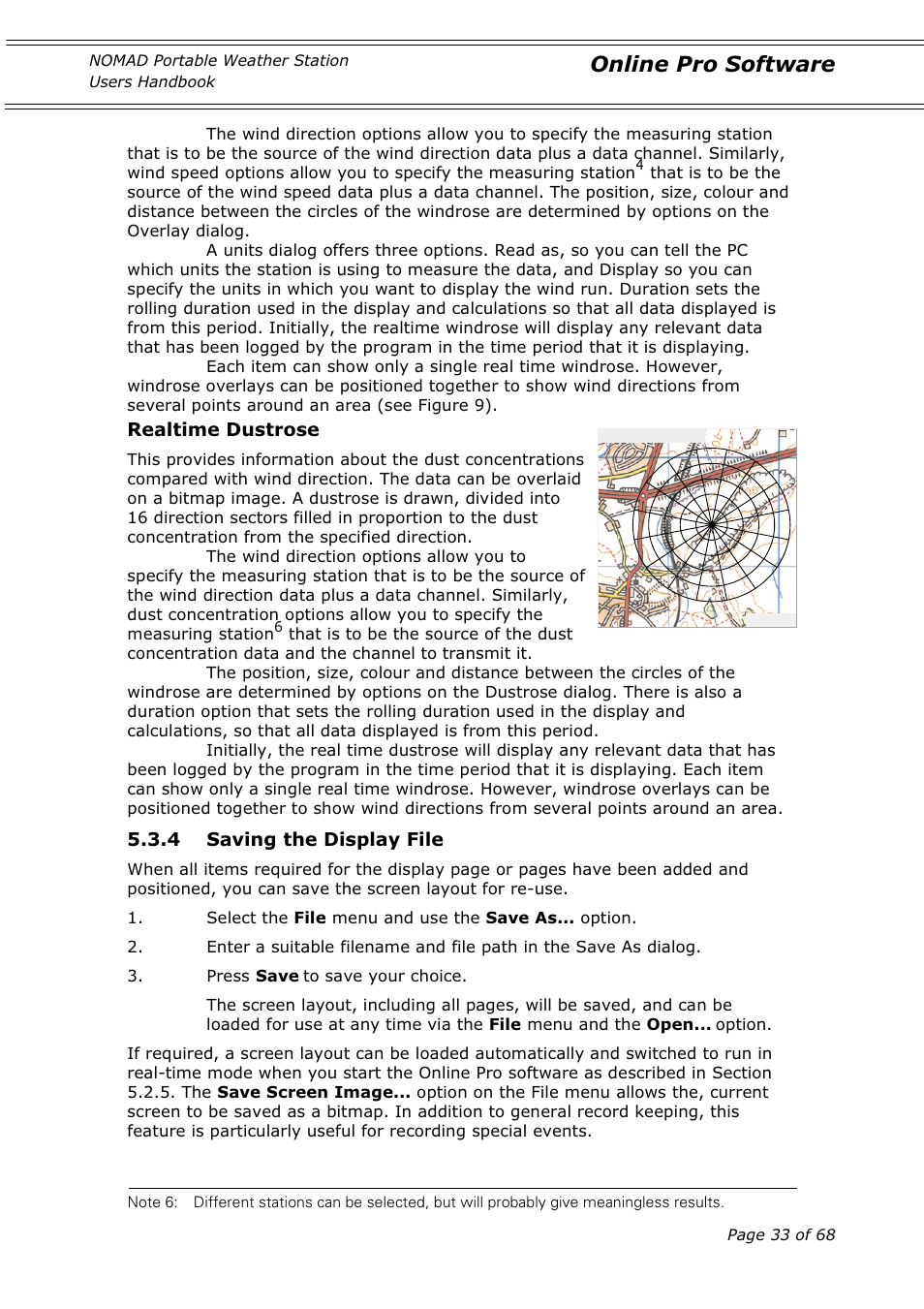 Online pro software | Casella CEL Nomad portable weather station User Manual | Page 33 / 68