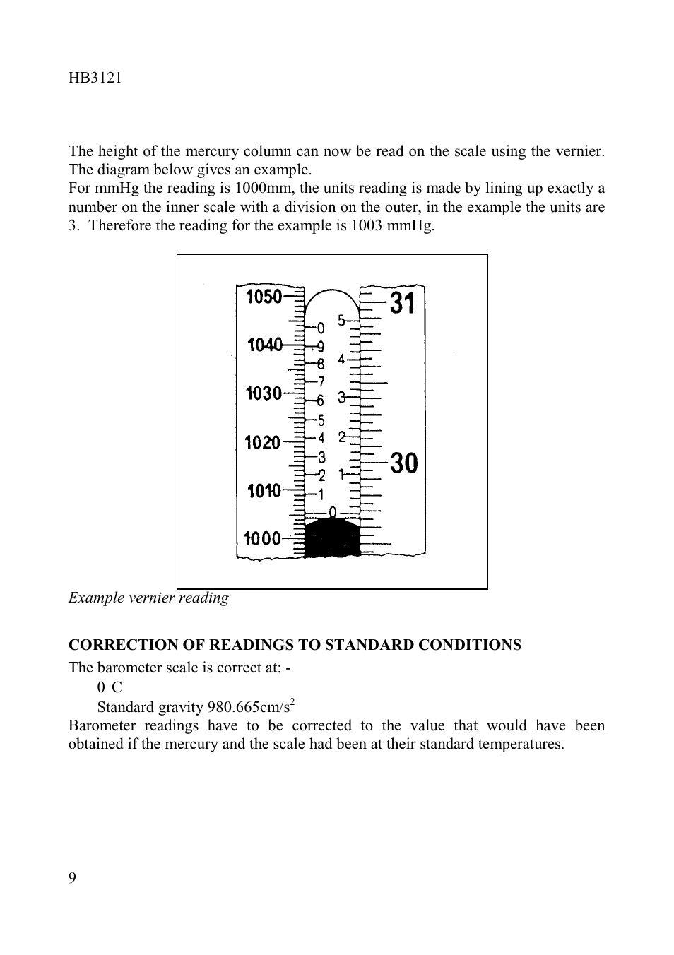 Casella CEL Fortin barometer User Manual | Page 9 / 11